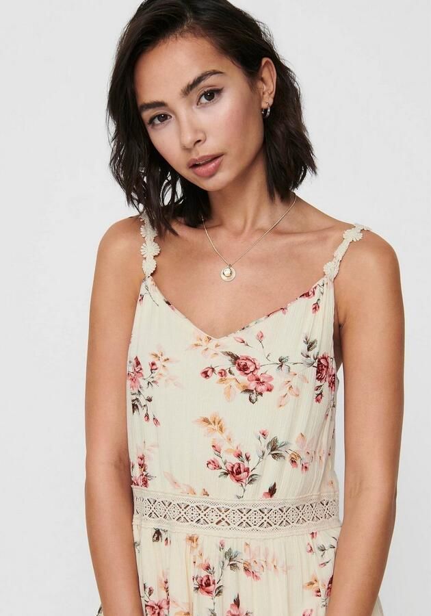 Only Jurk in overgooiermodel ONLKARMEN ANNE LIFE S L DRESS WVN NOOS - Foto 3