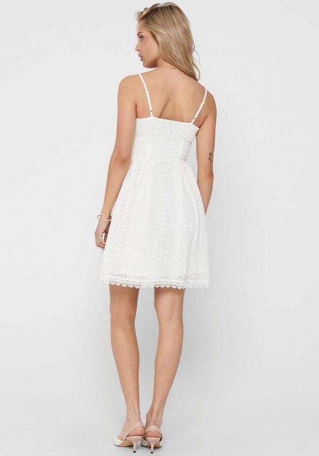 Only Jurk met bandjes ONLHELENA – Jurk met bandjes van katoen voor de zomer - Foto 3