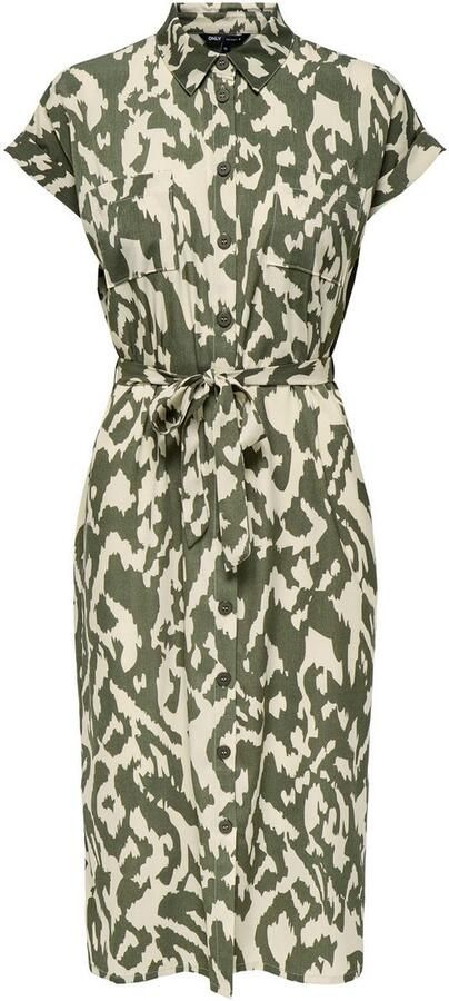 Only Jurk met overhemdkraag ONLHANNOVER S S SHIRT DRESS NOOS WVN - Foto 6