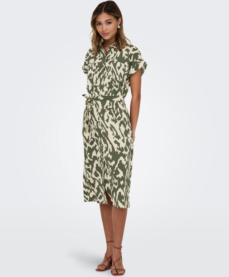 Only Jurk met overhemdkraag ONLHANNOVER S S SHIRT DRESS NOOS WVN
