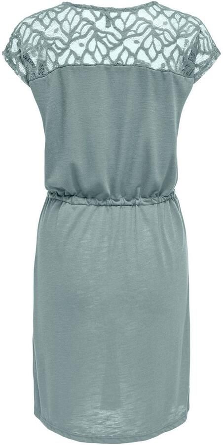 Only Getailleerde knielange jurk met kant model 'SINDY LIFE' - Foto 2