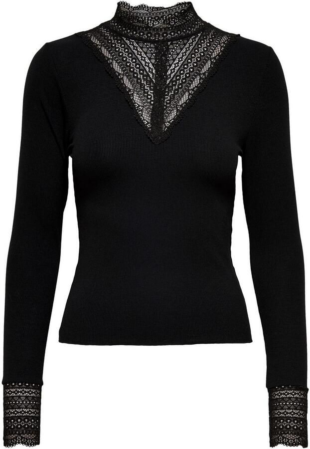 Only Slim fit shirt met lange mouwen van viscosemix model 'TILDE' - Foto 4