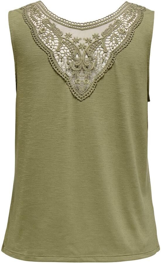 Only Kanten top ONLFREDA S L U-NECK MIX TOP BOX JRS - Foto 4