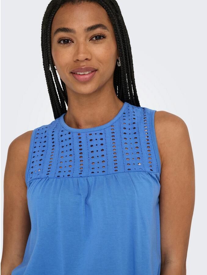 Only Kanten top ONLSHARON S L O-NECK TOP JRS