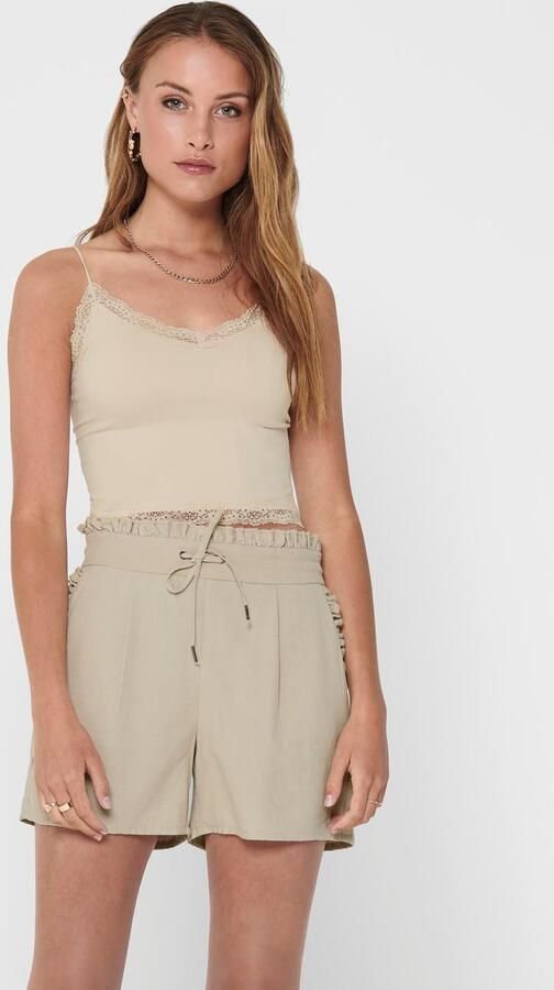 Only Kanten top ONLVICKY LACE SEAMLESS CROPPED TOP - Foto 7