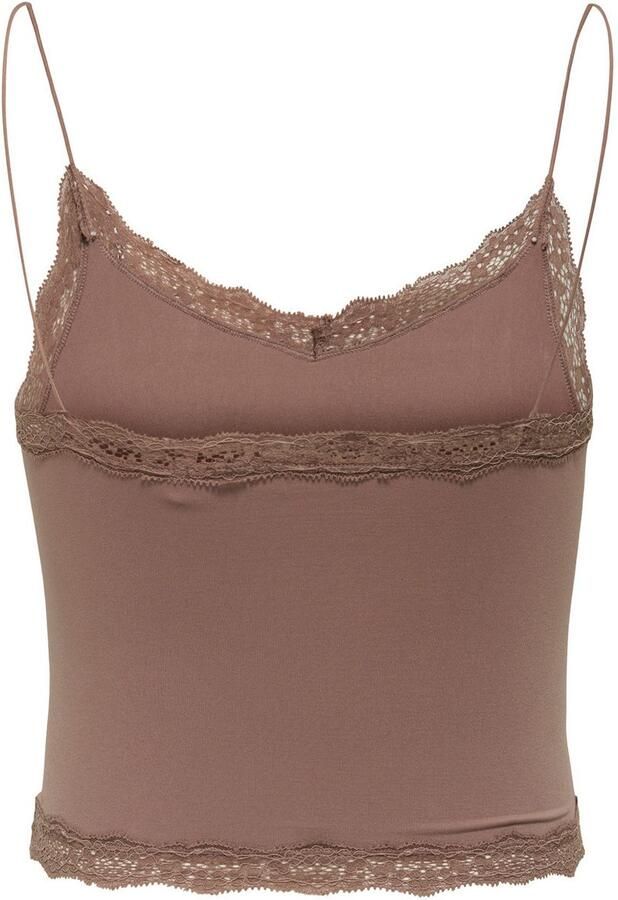 Only Kanten top ONLVICKY LACE SEAMLESS CROPPED TOP - Foto 4
