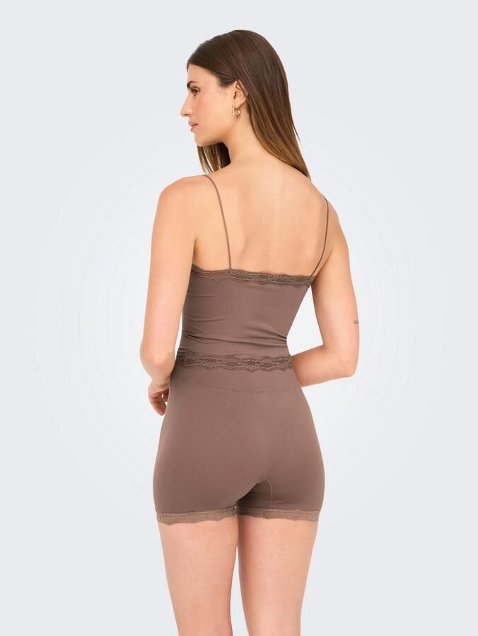 Only Kanten top ONLVICKY LACE SEAMLESS CROPPED TOP - Foto 3