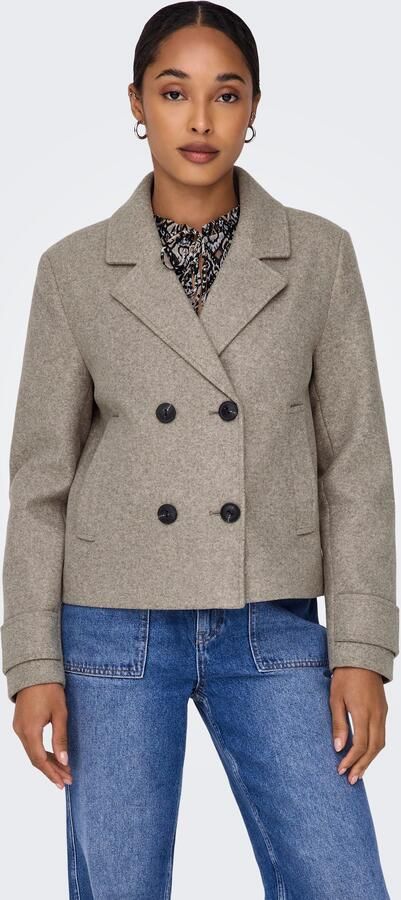 Only Korte trenchcoat met reverskraag model 'FREJA LIFE' - Foto 6