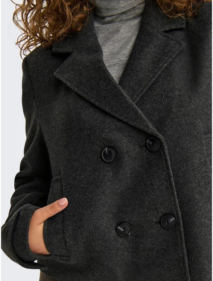 Only Korte trenchcoat met reverskraag model 'FREJA LIFE' - Foto 3