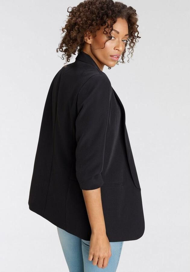 Only Korte blazer ONLELLA – Vrouwelijke blazer met 3 4 mouwen en ruches - Foto 3