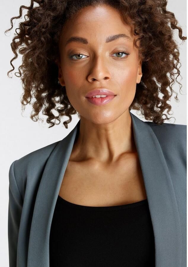 Only Korte blazer ONLELLA – Vrouwelijke blazer met 3 4 mouwen en ruches - Foto 2