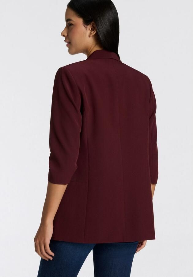 Only Korte blazer ONLELLA – Vrouwelijke blazer met 3 4 mouwen en ruches - Foto 2