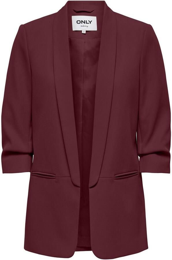 Only Korte blazer ONLELLA – Vrouwelijke blazer met 3 4 mouwen en ruches - Foto 3