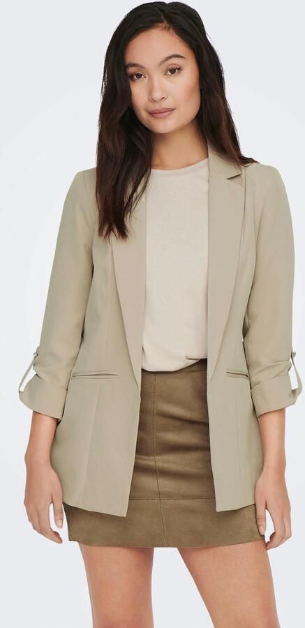 Only Relaxed fit lange blazer met decoratieve parelvormige knoop model 'KAYLE-ORLEEN LIFE' - Foto 8