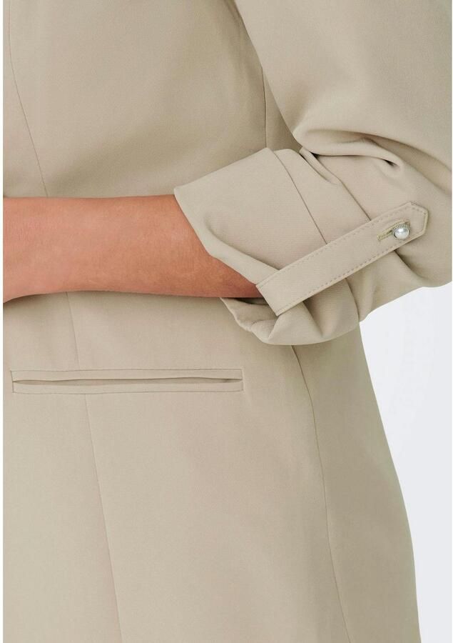 Only Relaxed fit lange blazer met decoratieve parelvormige knoop model 'KAYLE-ORLEEN LIFE' - Foto 3