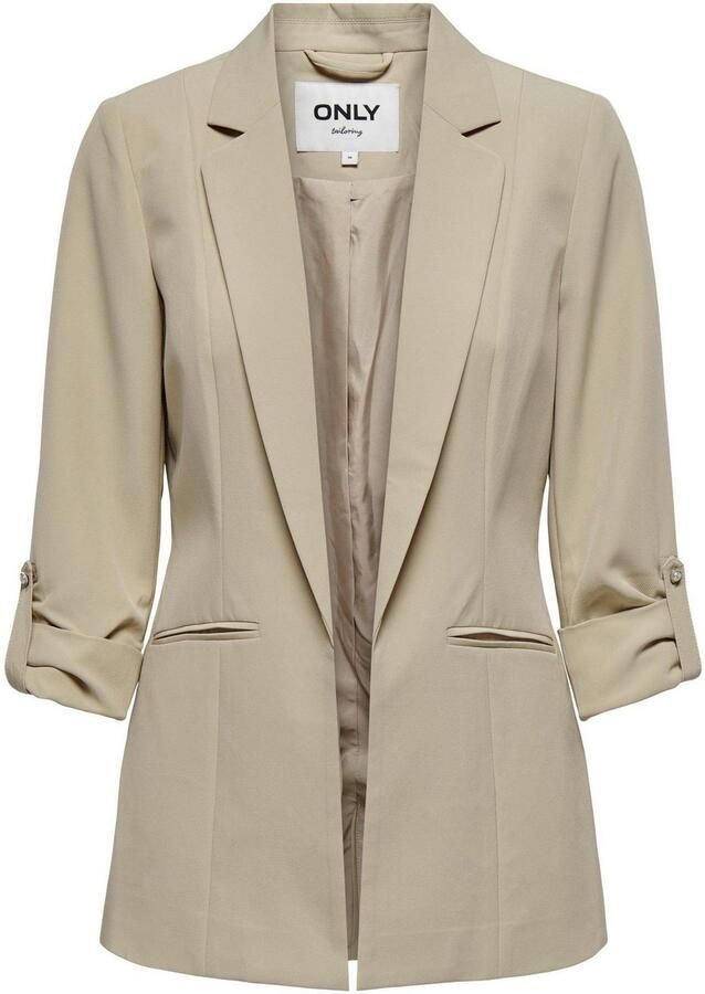 Only Relaxed fit lange blazer met decoratieve parelvormige knoop model 'KAYLE-ORLEEN LIFE' - Foto 2