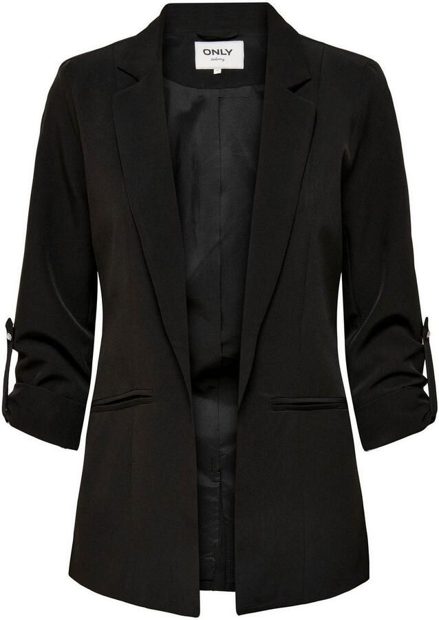 Only Relaxed fit lange blazer met decoratieve parelvormige knoop model 'KAYLE-ORLEEN LIFE'