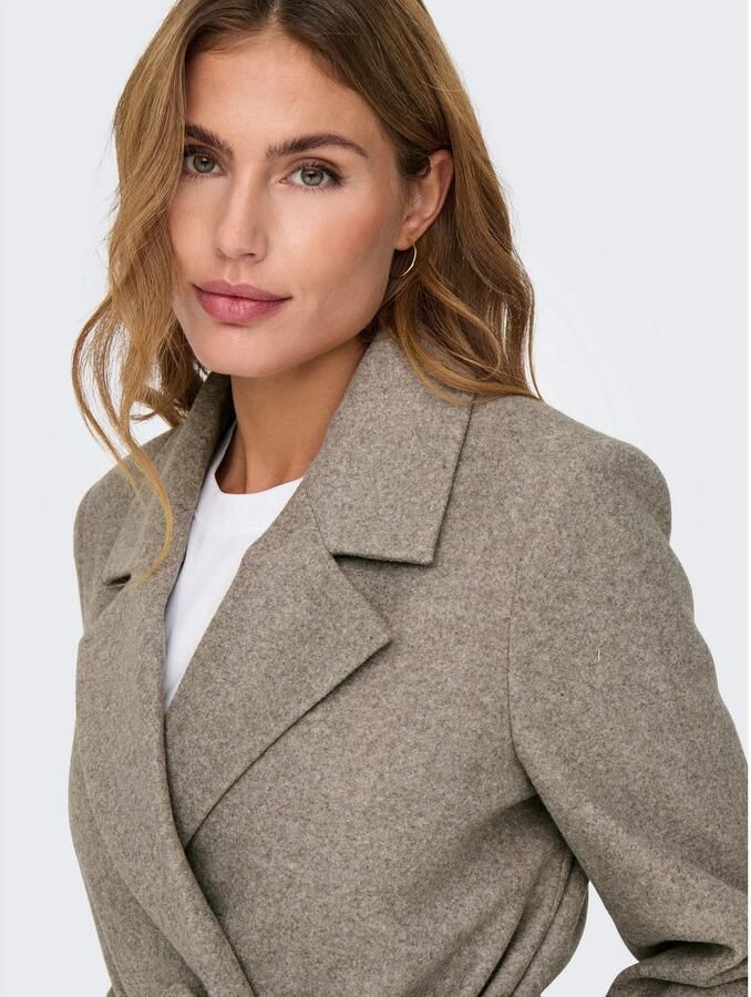 Only Korte jas ONLALVILDA LIFE SHORT WRAP COAT OTW