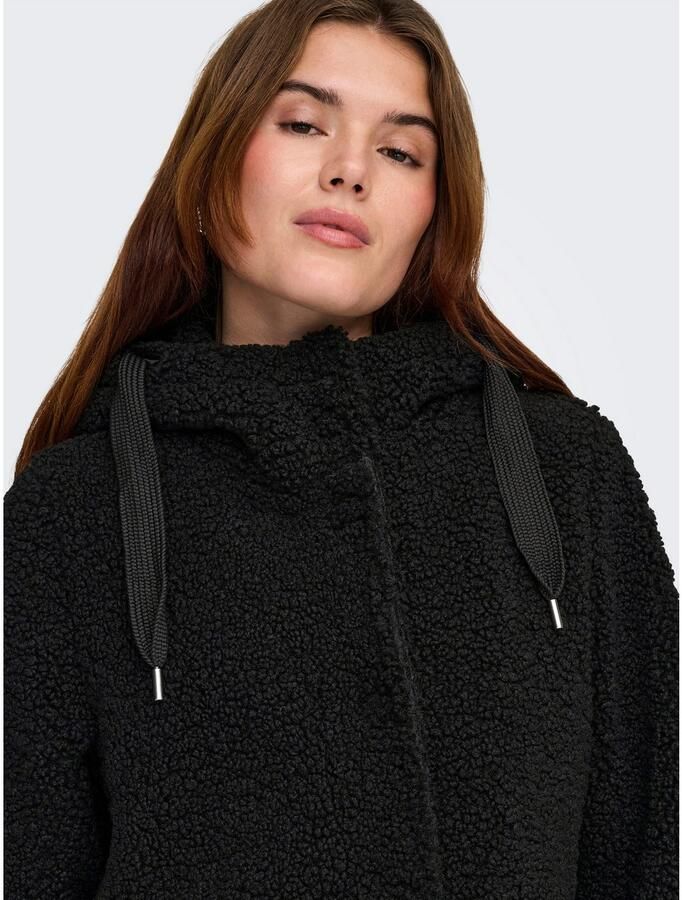 Only Korte jas ONLMINA CURLY TEDDY COAT OTW