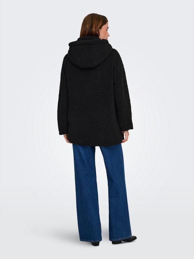 Only Korte jas ONLMINA CURLY TEDDY COAT OTW - Foto 6