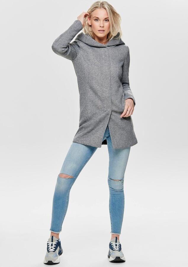 Only Stijlvolle Jas voor Mannen en Vrouwen Gray Dames - Foto 9