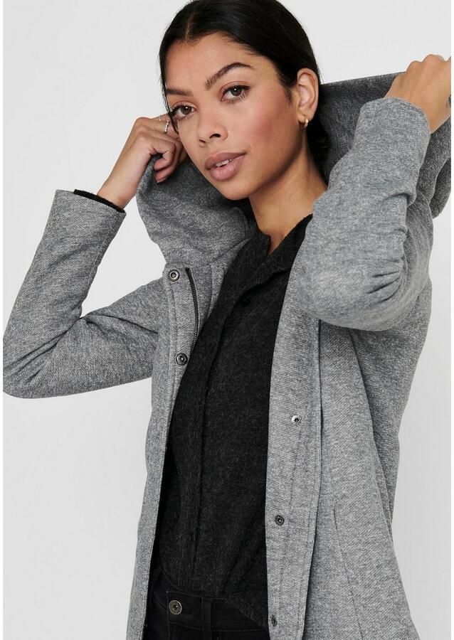 Only Stijlvolle Jas voor Mannen en Vrouwen Gray Dames - Foto 4