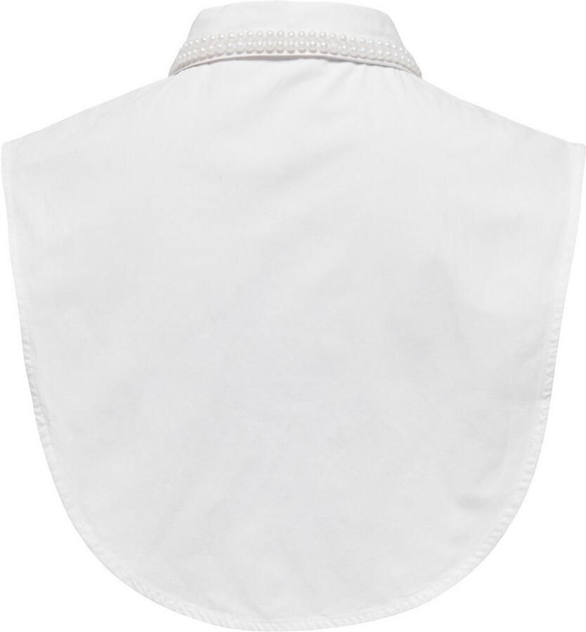 Only Kraag ONLLISA PEARL COLLAR WVN elegante blouse-inzet met parelversiering