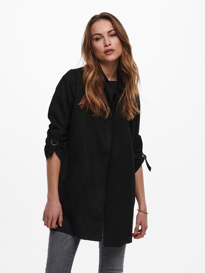 Only Lang jack ONLJOLINE FAUX SUEDE COAT LIFE CC OTW - Foto 5