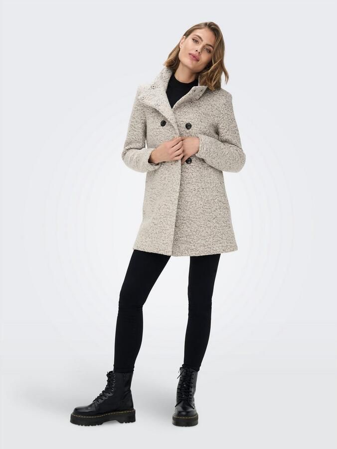 Only Lang jack ONLNEWSOPHIA WOOL COAT OTW CC - Foto 4