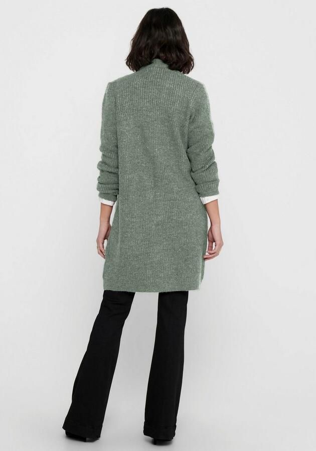 Only Lange cardigan met opengewerkte voorkant model 'Jade' - Foto 2
