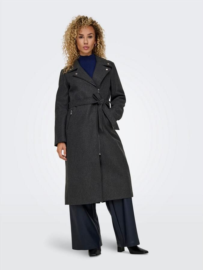 Only Lange jas ONLAUGUSTA LIFE BIKER COAT CC OTW - Foto 2