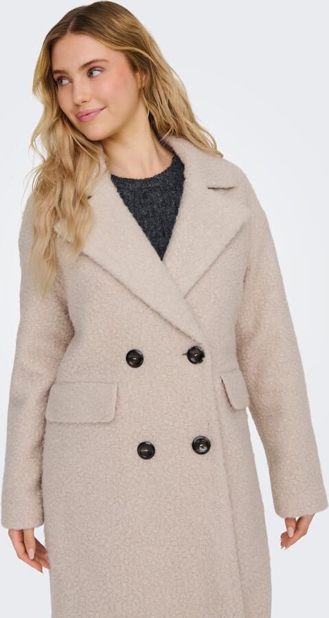 Only Materiaal met reverskraag in bouclé model 'VALERIA' - Foto 7