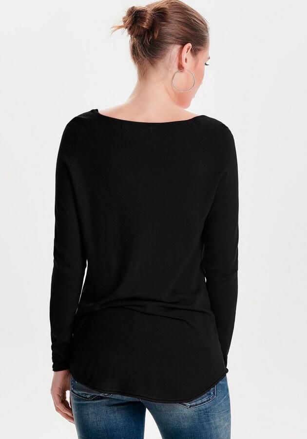 Only Shaped fit gebreide pullover in viscosemix model 'MILA LACY' - Foto 7