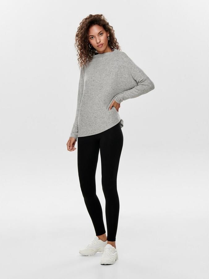 Only Legging ONLLIVE – Elastische band voor comfort en bewegingsvrijheid zeer figuuraccentuerend jersey katoenmix elastisch effen - Foto 5
