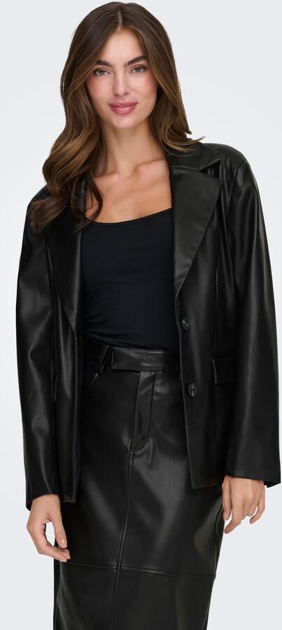 Only Leren blazer ONLVERONA FAUX LEATHER FIT BLAZER CC OTW - Foto 5