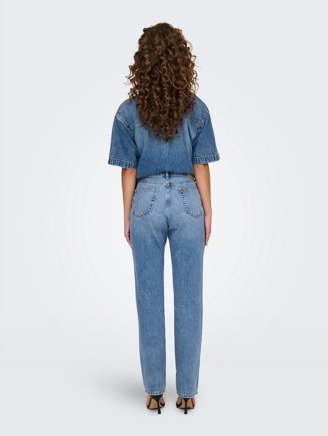 Only Low Rise-jeans ONLBRENDA LOW WIDE DNM CRO158 NOOS - Foto 5