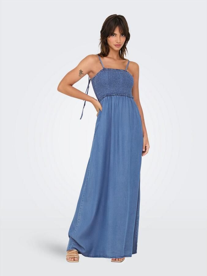 Only Maxi-jurk ONLCHARIS LIFE SMOCK MAXI DRESS WVN - Foto 4