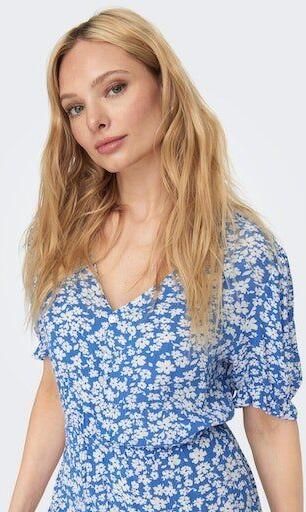 Only Maxi-jurk ONLCHIANTI S S LONG DRESS WVN NOOS - Foto 3