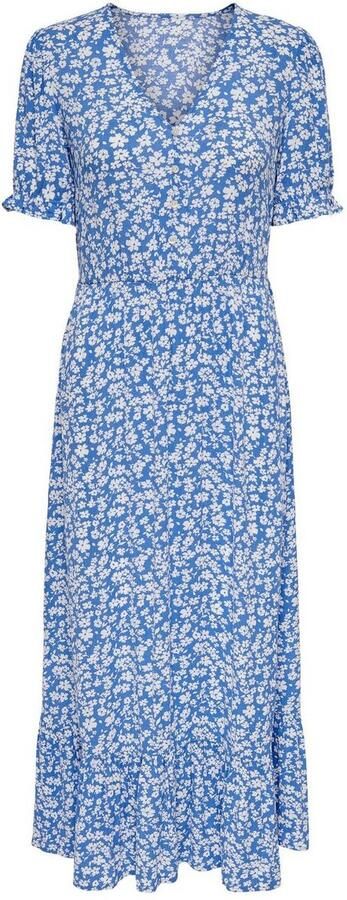 Only Maxi-jurk ONLCHIANTI S S LONG DRESS WVN NOOS