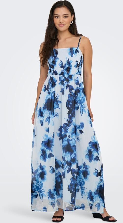 Only Maxi-jurk ONLELENA VIKKI LIFE STRAP ANK DRESS WVN - Foto 4