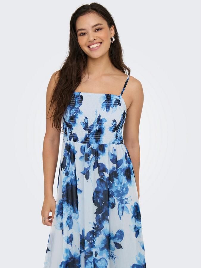 Only Maxi-jurk ONLELENA VIKKI LIFE STRAP ANK DRESS WVN - Foto 3
