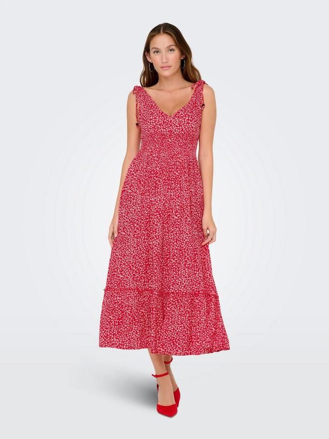 Only Maxi-jurk ONLFERNANDA LIFE S L LONG DRESS WVN - Foto 4