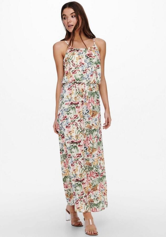 Only Getailleerde maxi-jurk met all-over motief model 'WINNER' - Foto 5