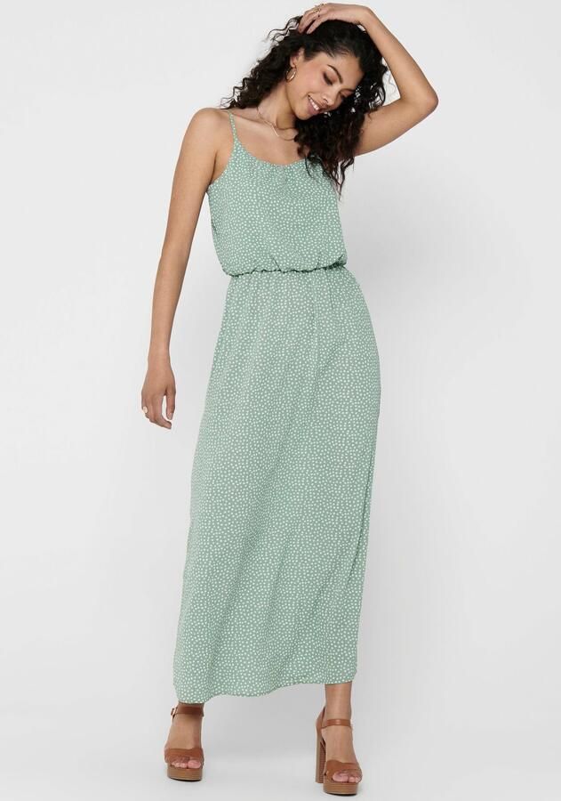Only Getailleerde maxi-jurk met all-over motief model 'WINNER' - Foto 5