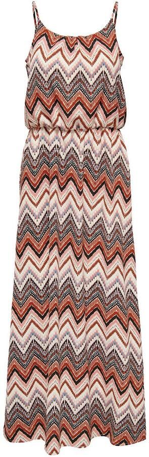 Only Getailleerde maxi-jurk met all-over motief model 'WINNER' - Foto 7