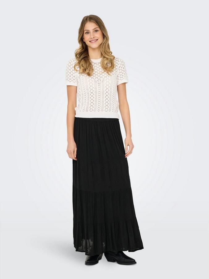 Only Maxirok ONLCHIARA BRODERIE LONG SKIRT PTM - Foto 2