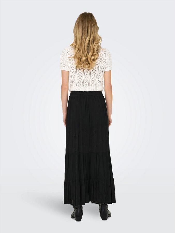 Only Maxirok ONLCHIARA BRODERIE LONG SKIRT PTM - Foto 3