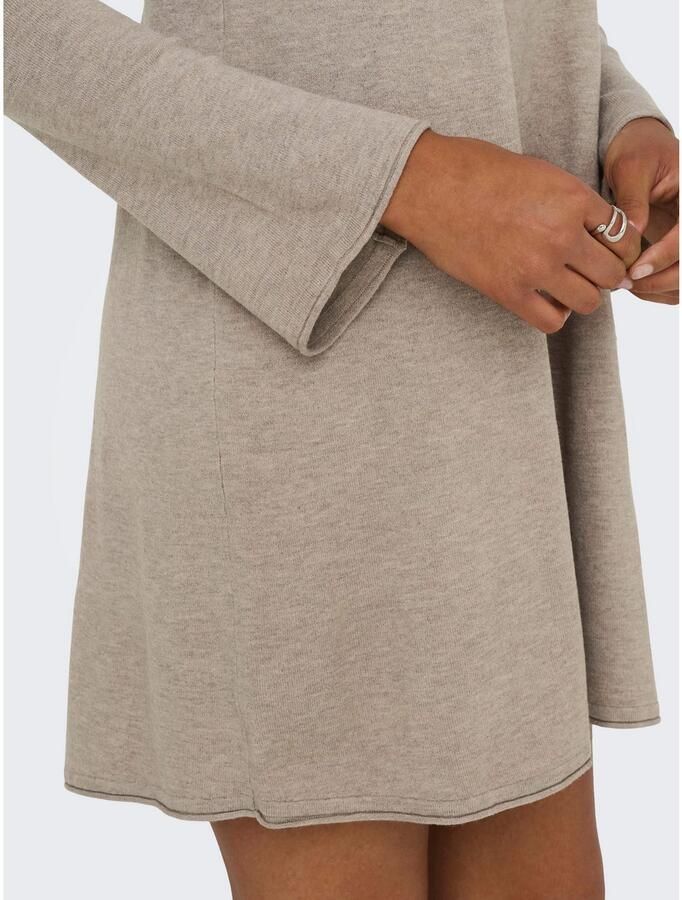Only Midi-jurk ONLAMALIO LIFE LS ONECK DRESS KNT - Foto 7