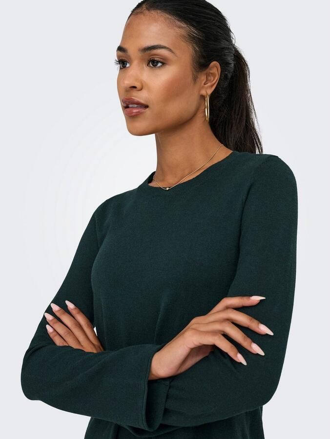 Only Midi-jurk ONLAMALIO LIFE LS ONECK DRESS KNT - Foto 2