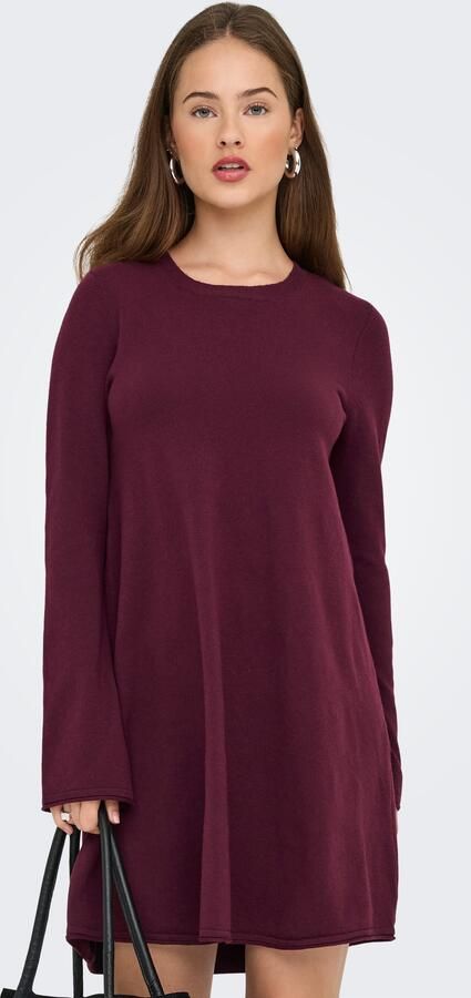 Only Midi-jurk ONLAMALIO LIFE LS ONECK DRESS KNT - Foto 6